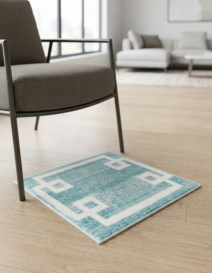 Detail image of Jill Zarin 1' 8 x 1' 8 Uptown Lenox Hill Sample Rug