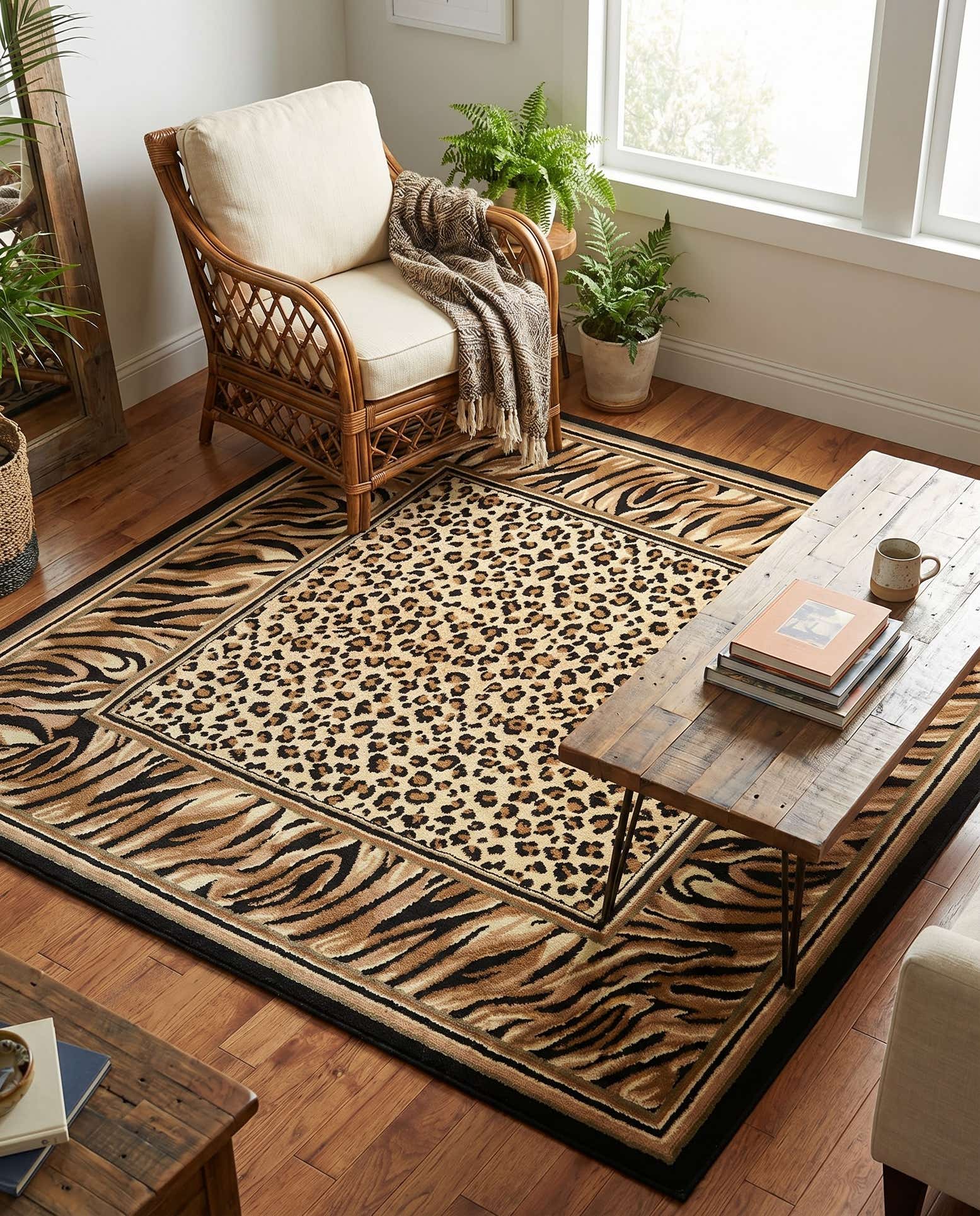 6' x 6' Safari Square Rug