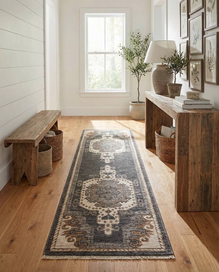Detail image of 2' x 7' 7 Grand Tradition Runner Rug