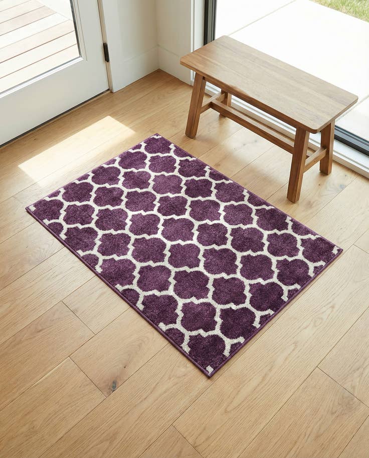 Detail image of 2' 2 x 3' Lattice Rug