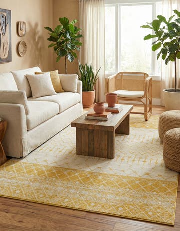 9' x 12' Moroccan Trellis Rug