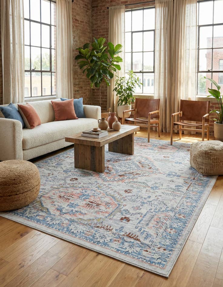 Detail image of 10' x 14' Kamala Washable Rug