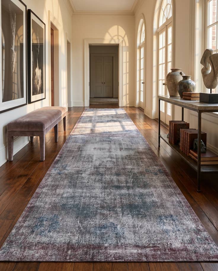 Detail image of 6' 7 x 10' Ultra Vintage Wool Runner Rug