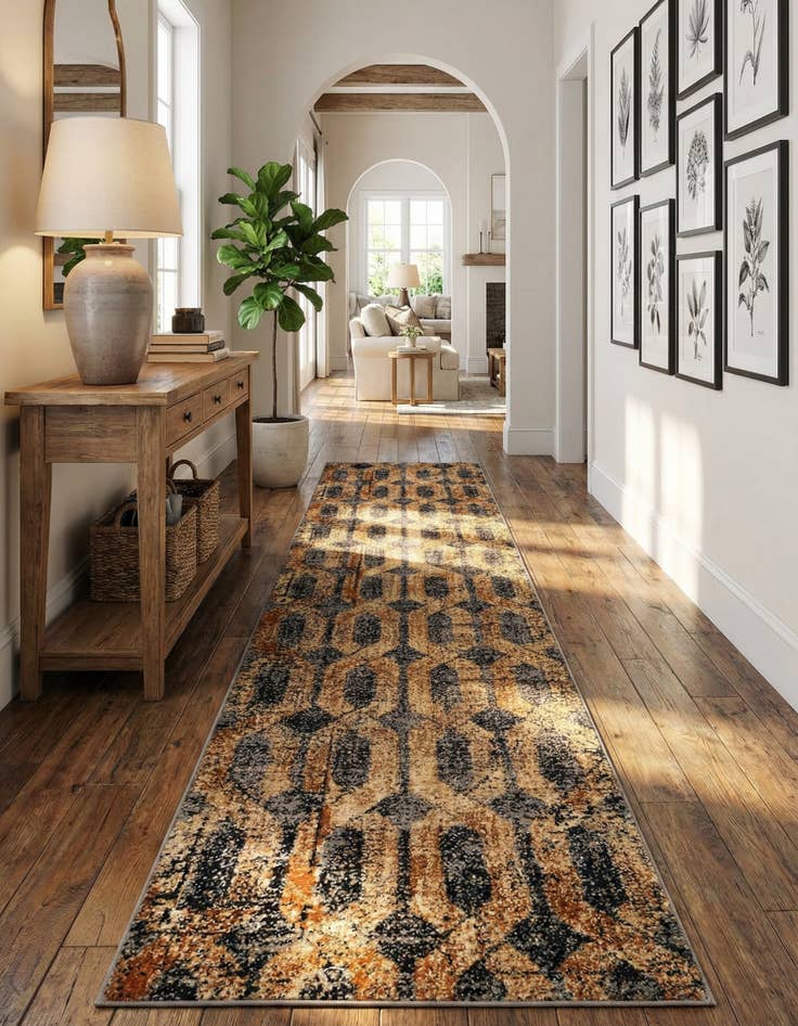 Detail image of 2' 7 x 14' Saturn Runner Rug