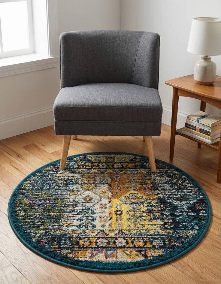 Detail image of 3' x 3' Madeline Round Rug
