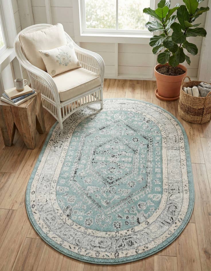 Detail image of 4' x 6' Aurelia Oval Rug