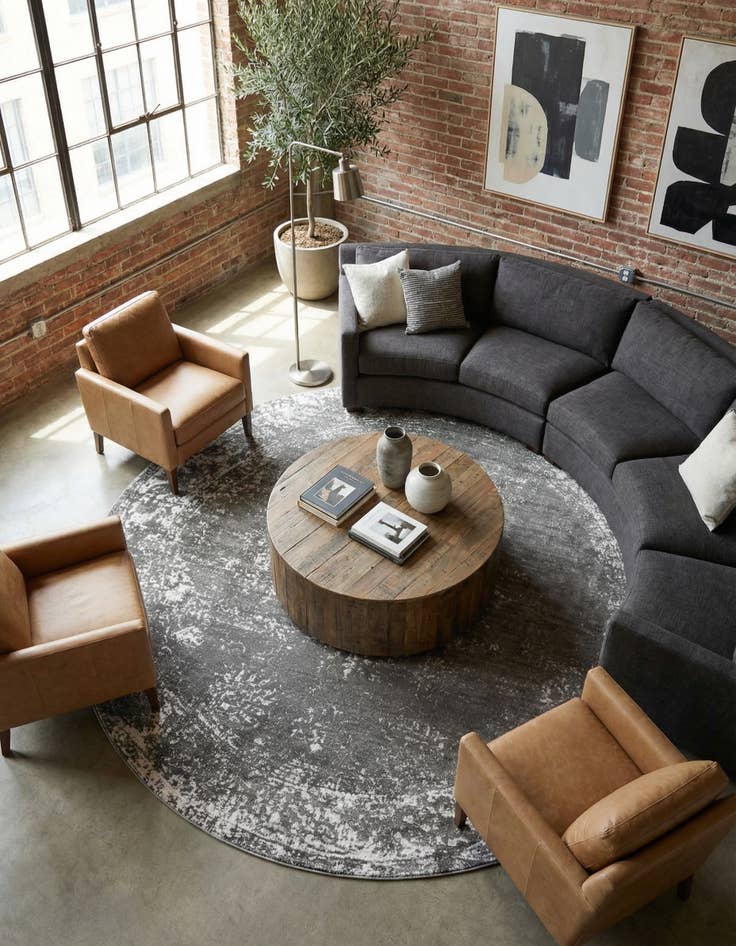 Detail image of 13' x 13' Monaco Round Rug