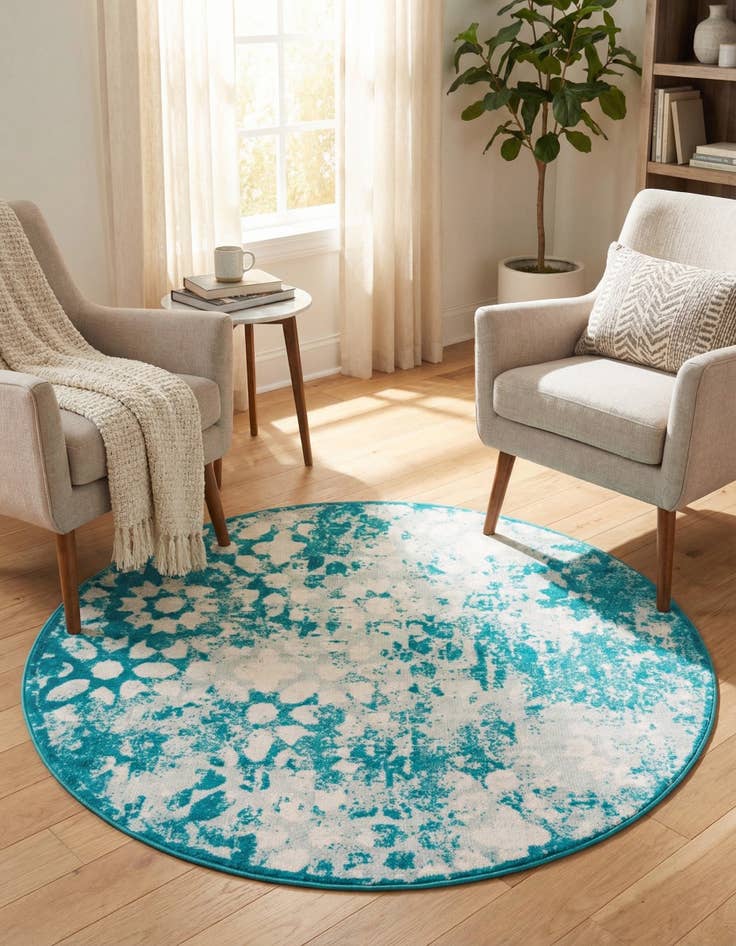 Detail image of 5' x 5' Monte Carlo Round Rug