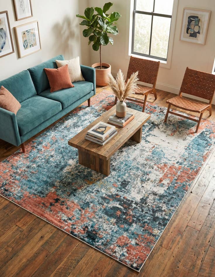 Detail image of 9' x 12' 2 Leipzig Rug