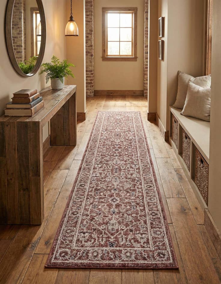 Detail image of 2' 7 x 12' Eco Traditional Runner Rug