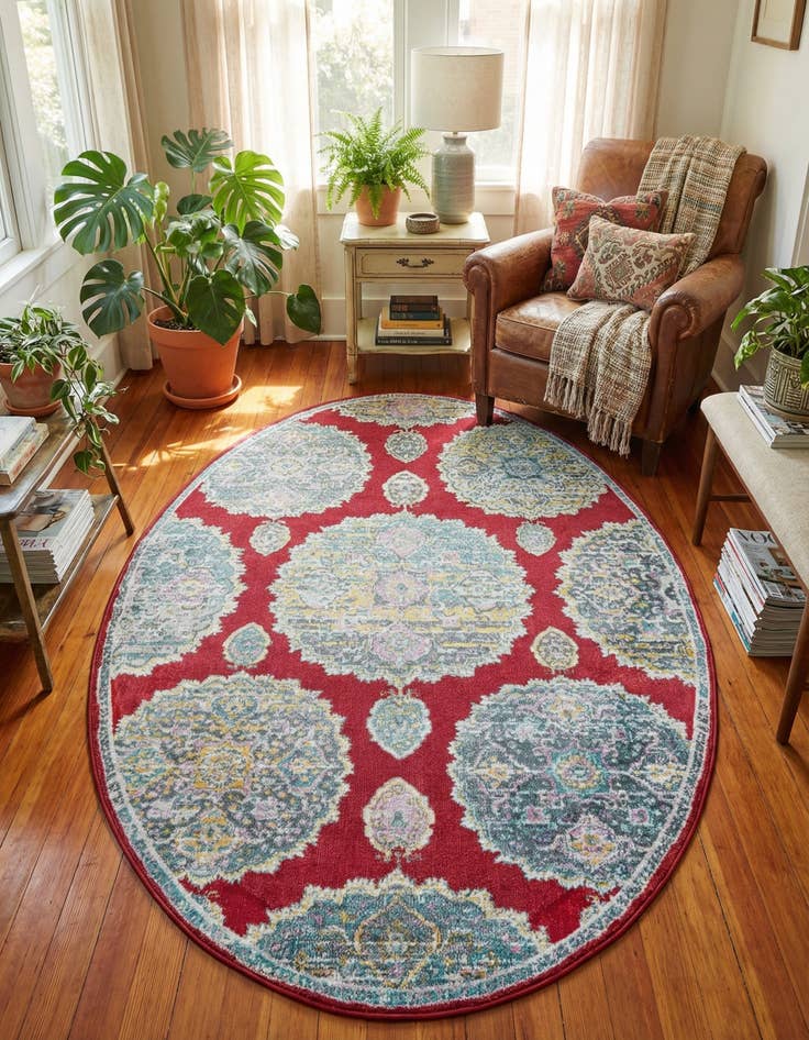 Detail image of 5' 5 x 8' Paragon Oval Rug