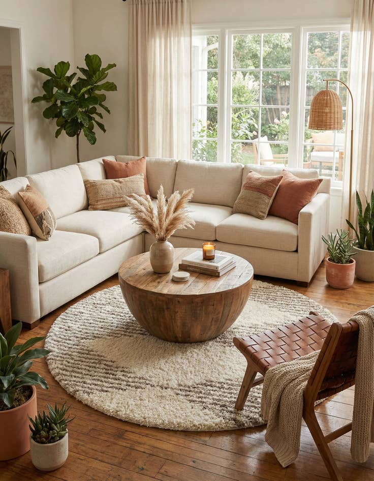 Detail image of 8' x 8' Infinity Shag Round Rug