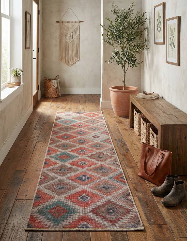 Detail image of 2' 7 x 12' Washable Sisu Runner Rug