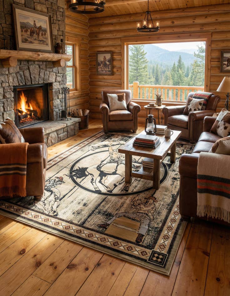 Detail image of 9' x 12' Pioneer Rug