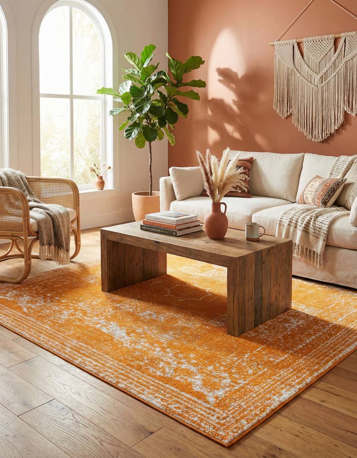 Detail image of 7' 10 x 7' 10 Bexley Square Rug