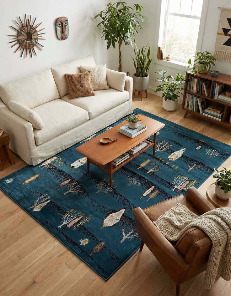 Detail image of 4' 1 x 6' 1 Laguna Rug