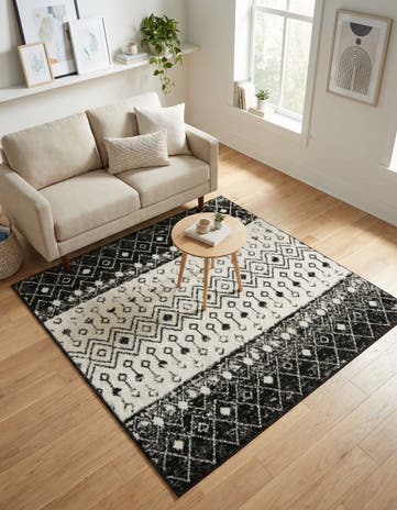 5' 3 x 5' 3 Moroccan Trellis Square Rug
