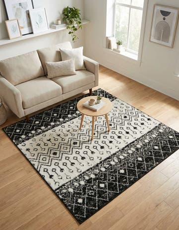 5' 3 x 5' 3 Moroccan Trellis Square Rug
