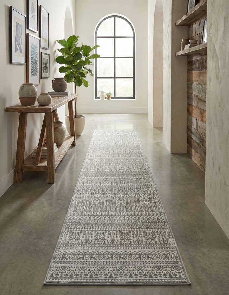 Detail image of 2' 7 x 14' Uptown Cloisters Runner Rug