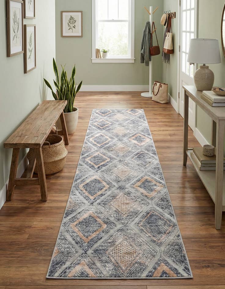 Detail image of 2' 7 x 10' Caspian Runner Rug