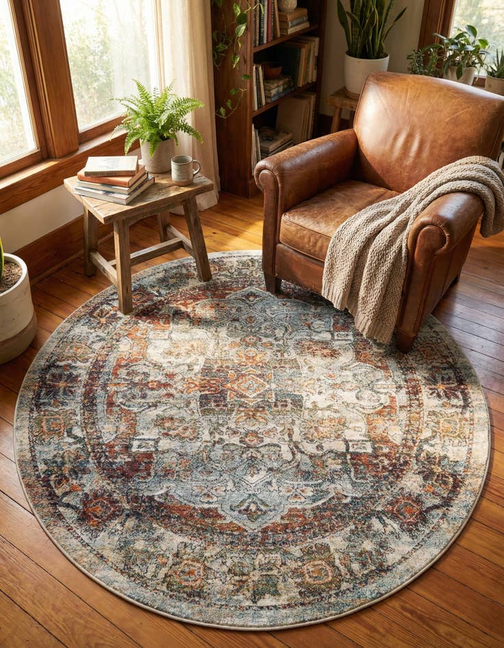 Detail image of 6' x 6' Isabella Round Rug