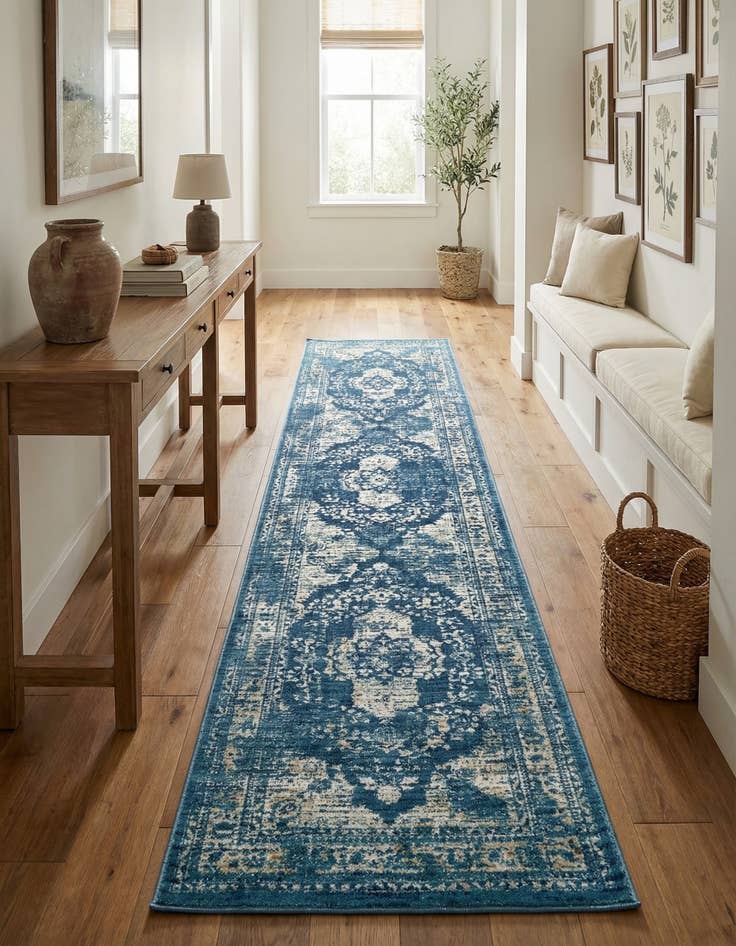 Detail image of 3' x 13' Stockholm Runner Rug