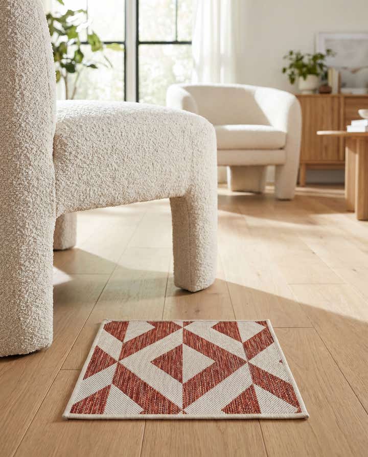 1' 4 x 1' 4 Easy-Clean Jill Zarin Napa Indoor / Outdoor Sample Rug
