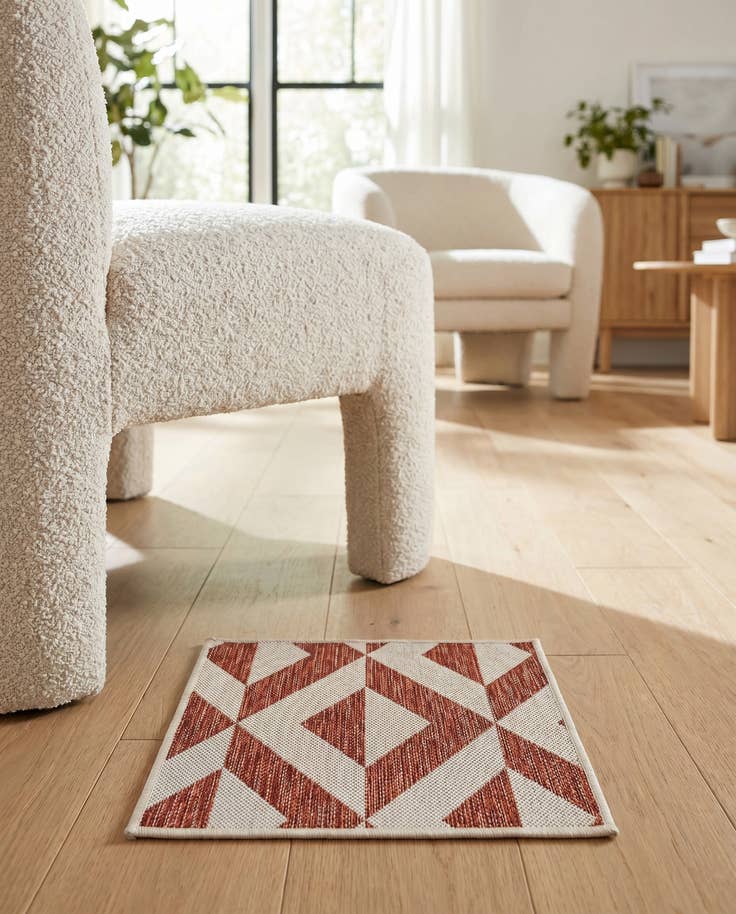 Detail image of 1' 4 x 1' 4 Easy-Clean Jill Zarin Napa Indoor / Outdoor Sample Rug