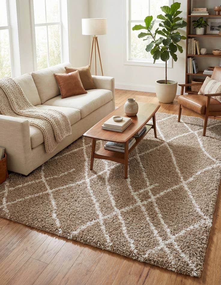 Detail image of 7' 10 x 10' Soft Touch Shag Rug