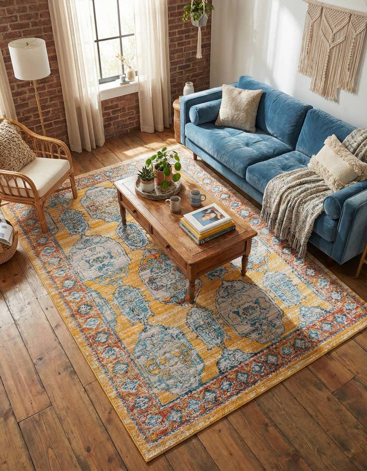 Detail image of 5' 3 x 8' Lola Rug