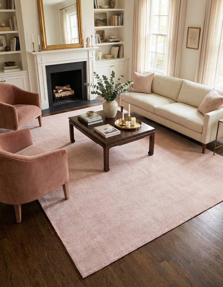 Detail image of 7' 10 x 10'  Hand Woven Jill Zarin English Manor Farmhouse Wool Rug