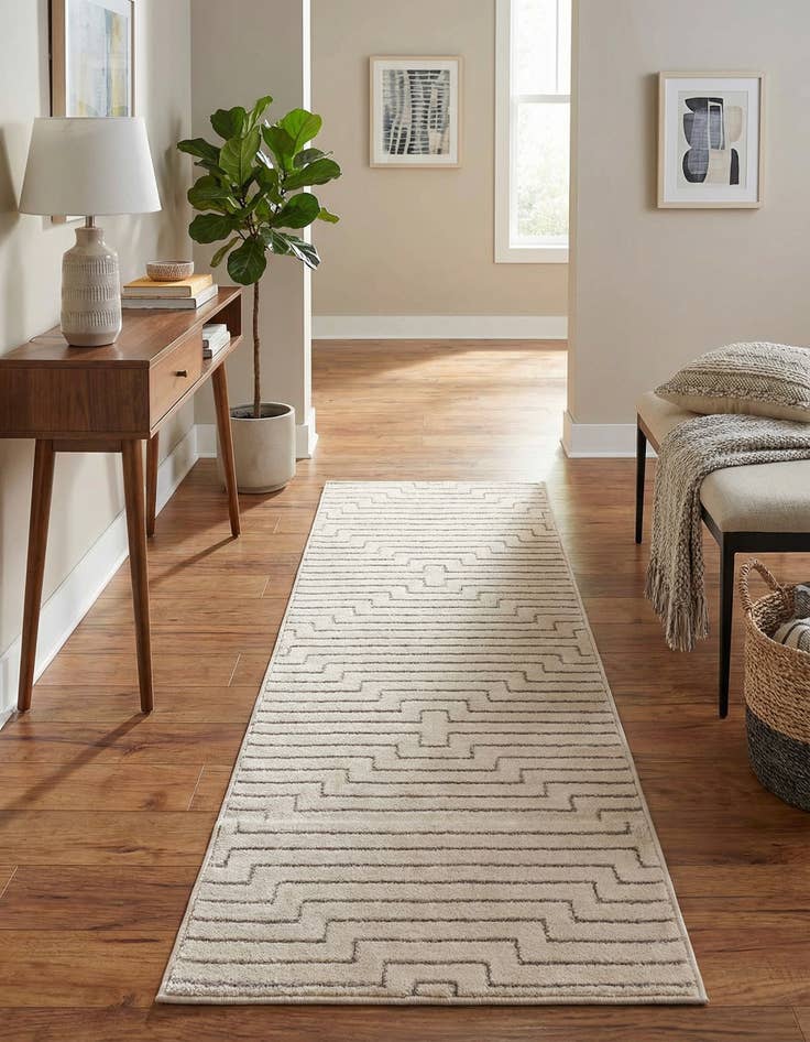 Detail image of 2' x 6' Vogue Geo Runner Rug