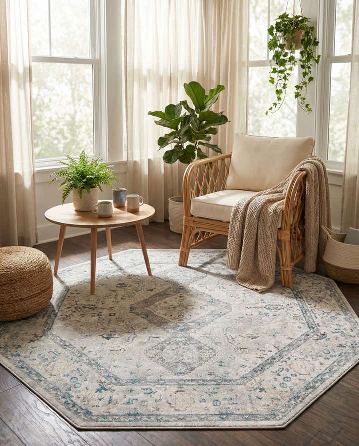 7' 10 x 7' 10 Finsbury Octagon Rug