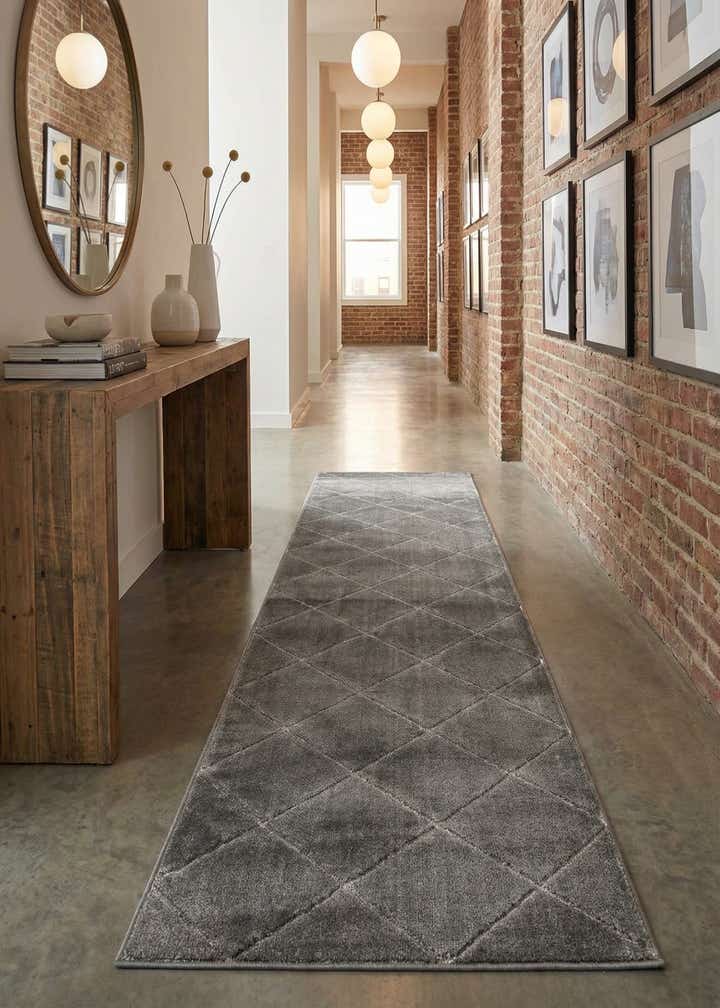 2' 7 x 12' Vogue Geo Runner Rug