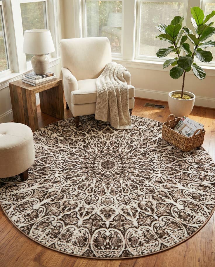 Vue détaillée : 215cm x 215cm Monaco Tapis Rond