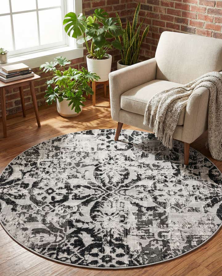160cm x 160cm Lucerne Tapis Rond