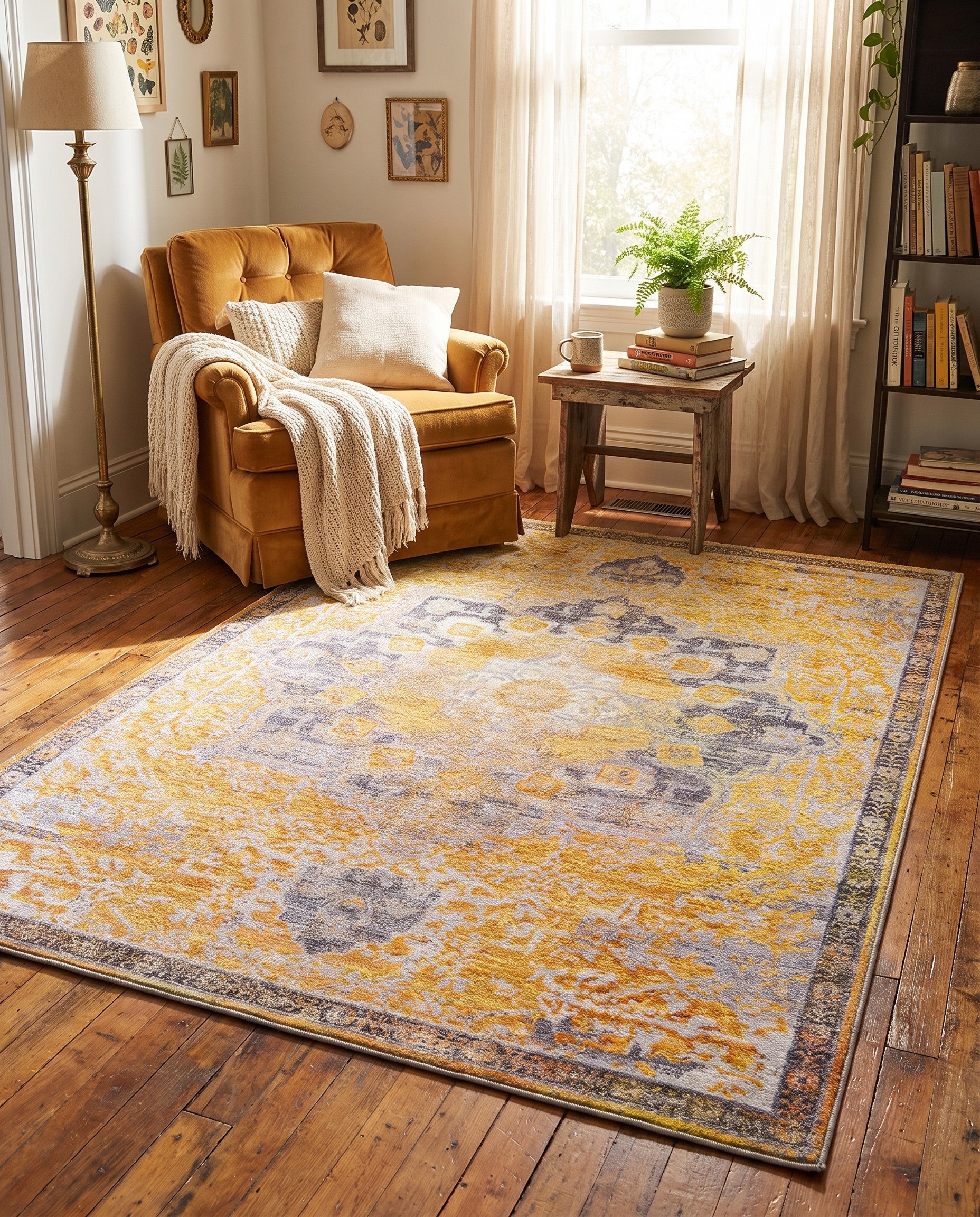 4' x 6' Washable Renaissance Rug