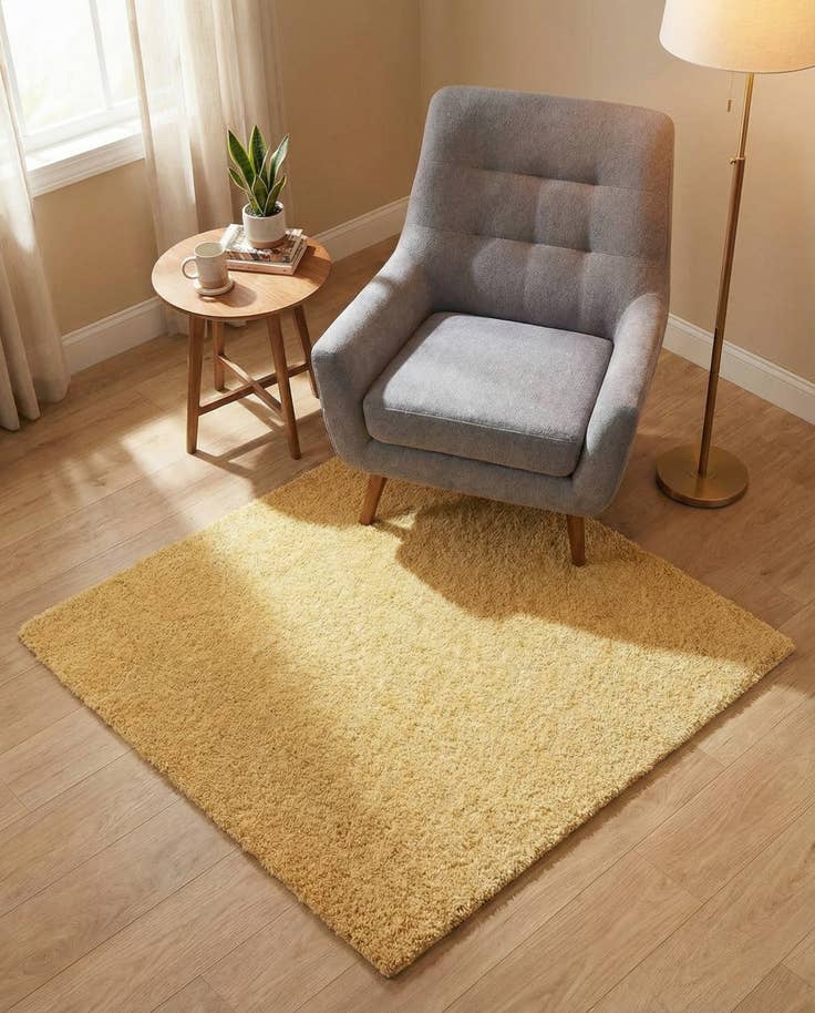 Detail image of 3' x 3' Zermatt Shag Square Rug