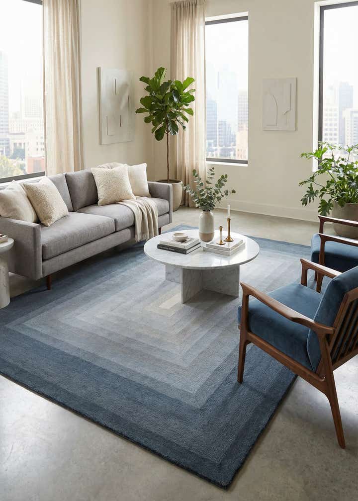 9' x 12' Ombre Wool Rug