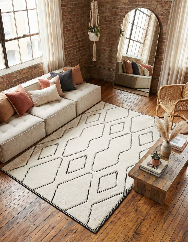 Detail image of 5' 3 x 8' Prismatic Rug