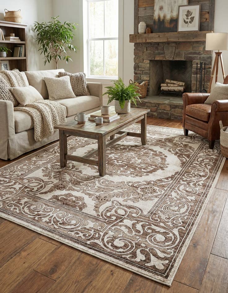 Detail image of 6' x 9' Hermitage Rug