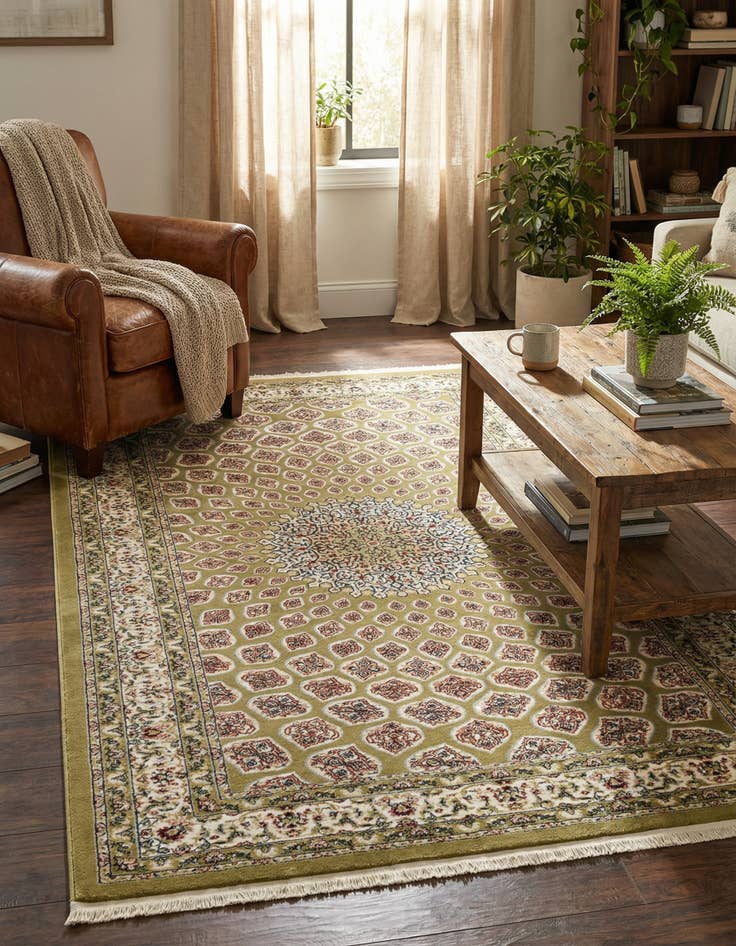 Detail image of 5' x 8' Nain Design Rug