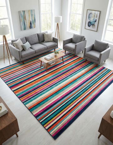 Azalea Square Rug