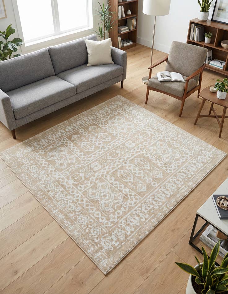 Detail image of 6' x 6' Oxford Square Rug