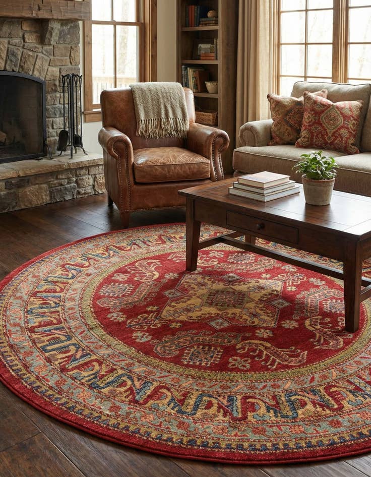 Detail image of 6' x 6' Sara Round Rug