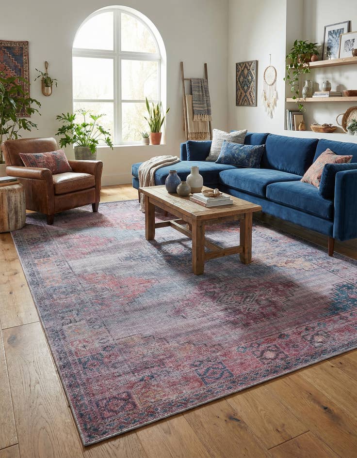 Detail image of 9' 2 x 12'  Washable Sisu Rug