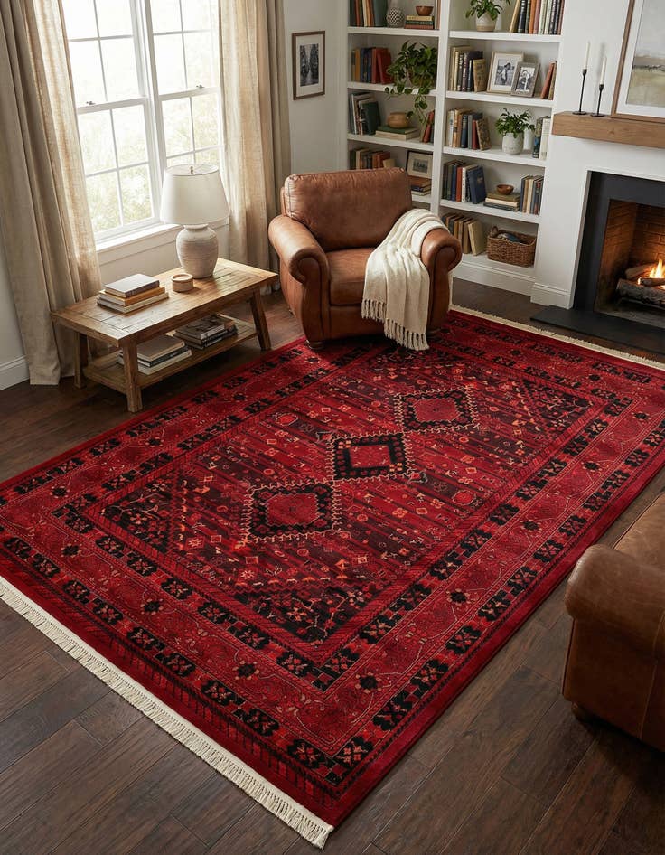 Detail image of 6' x 9' Bokhara Rug