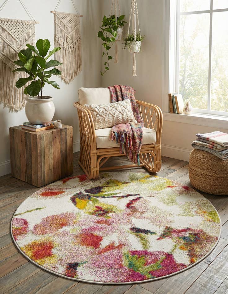 Detail image of 4' x 4' Tuscany Round Rug