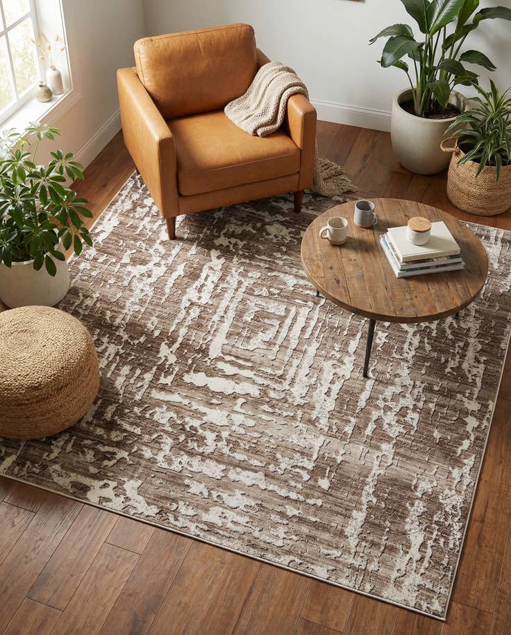 Detail image of 6' x 6' Hermitage Square Rug