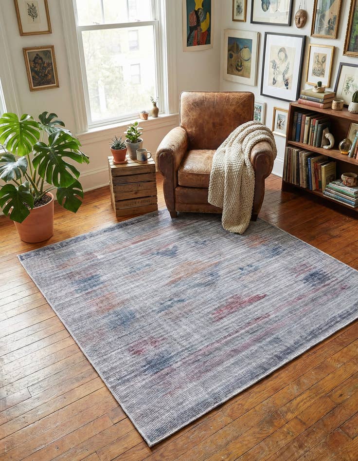 Detail image of 5' 3 x 5' 3 Washable Sisu Square Rug